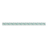 Preppy Pink & Green Weihnachten Tasse Ripsband (Vorderseite)