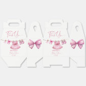 Preppy pink Kleidung auf einer Linie Mädchen Babyd Geschenkschachtel (Ungeklappt)