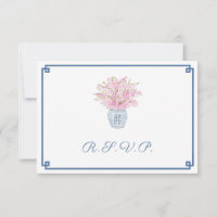Preppy Pink & Navy Blue Wedding Food Choices