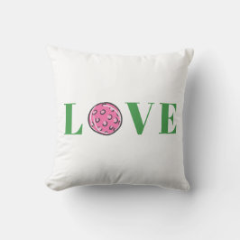 Preppy Pink Pickleball-Liebe Kissen