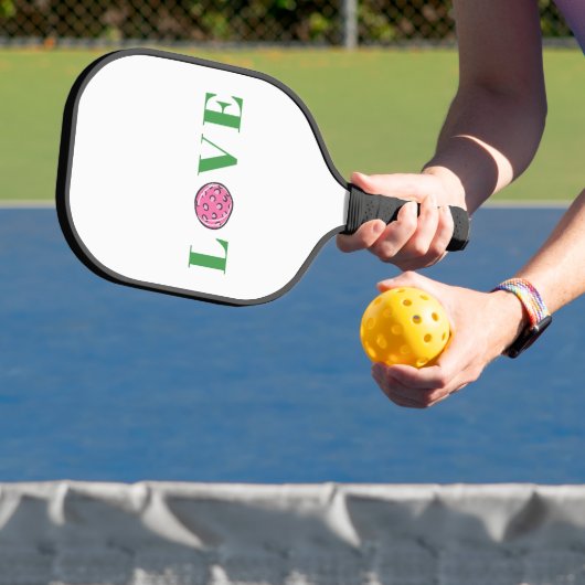 Preppy Pink Pickleball-Liebe Pickleball Schläger (InSitu)