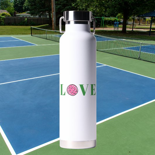 Preppy Pink Pickleball-Liebe Trinkflasche