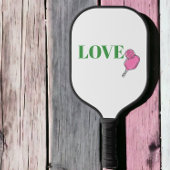 Preppy Pink Pickleball Paddle Ball Liebe
