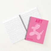 Preppy Pink Schulheft Notizblock (Innenseite)