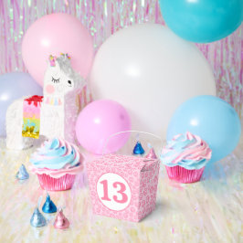 Preppy Pink Smile Face Geschenkschachtel