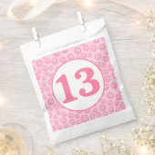 Preppy Pink Smile Face Geschenktütchen (Ausgeschnitten)