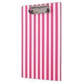 Preppy Pink Stripboard Klemmbrett (Links)