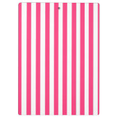 Preppy Pink Stripboard Klemmbrett (Rückseite)