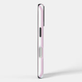 Preppy Pink Stripe and Bow Personalized  Case-Mate iPhone Hülle (Rückseite / Rechts)