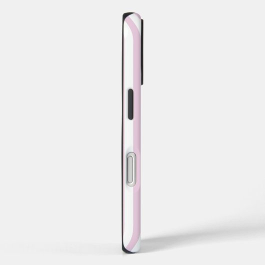 Preppy Pink Stripe and Bow Personalized Case-Mate iPhone Hülle (Rückseite / Rechts)