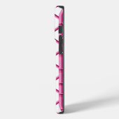 Preppy Pink Trellis Bamboo Muster Monogram Case-Mate iPhone Hülle (Rückseite / Links)