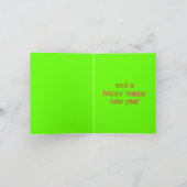Preppy Pink und Green Personalisierten Weihnachtsb (Innenseite)