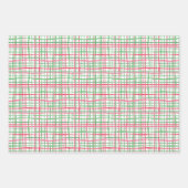 Preppy Pink und Green Wrapping Paper (Set 3) Geschenkpapier Set (Vorderseite 2)