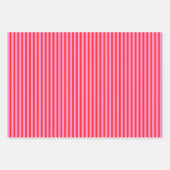 Preppy Pink und Red Pattern Mix Geschenkpapier Set (Vorderseite)