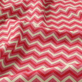 Preppy Pink und White ZigZag Zickzack Muster Stoff