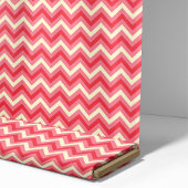 Preppy Pink und White ZigZag Zickzack Muster Stoff