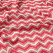 Preppy Pink und White ZigZag Zickzack Muster Stoff