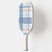 Preppy Plaid –Hampton Blau Pickleball Schläger (Links)
