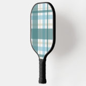 Preppy Plaid – Küstengrün Pickleball Schläger (Links)