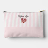 Preppy-Preppy-Rose Zubehörtasche (Rückseite)