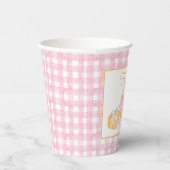 Preppy Pumpkin Bows Erntedank Celebration Party Pappbecher (Rechts)