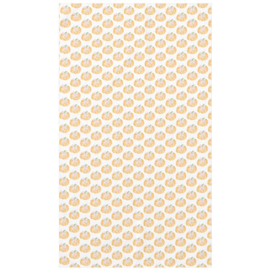 Preppy Pumpkin Bows Erntedank Tischdecke (Vorderseite)