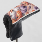 Preppy Pumpkin Pattern Golf Headcover (3/4 Vorderseite)