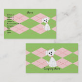 Preppy Puppy Visitenkarte (Vorne/Hinten)