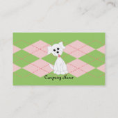 Preppy Puppy Visitenkarte (Rückseite)