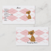 Preppy Puppy Visitenkarte (Vorne/Hinten)