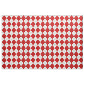 Preppy Raute Tartan Diamond Kariert Red White Stoff (Yard (91,4 cm))