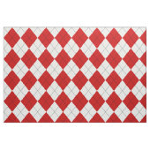 Preppy Raute Tartan Diamond Kariert Red White Stoff (Fat Quarter (45,7 x 55,9 cm))