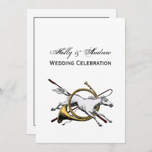 Preppy Reitpferd springt durch Hornfarbe Einladung