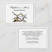 Preppy Reitpferd springt durch Hornfarbe Visitenkarte (Vorne/Hinten)