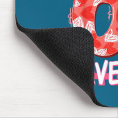 Preppy Retro Coquette Bow 6 7 Six Seven Love Valen Mousepad (Ecke)