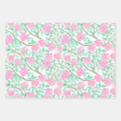 Preppy Rosa Garden Geschenkpapier Set (Vorderseite 3)