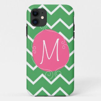 Preppy rosa grüner Case-Mate iPhone 5 Mally Mac iPhone 11 Hülle