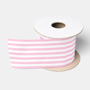 Preppy Rosa Streifen Satinband