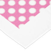 Preppy rosa und Limones Grün Striped Tischdecke (Schrägansicht)