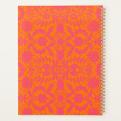 Preppy Rosa und Orange Planer (Rückseite)
