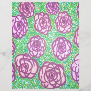 Preppy Rosen Garden Blumendruck
