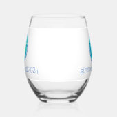 Preppy Sand Dollar Personalisiert Girl's Weekend Weinglas Ohne Stiel (Links)