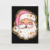 Preppy Santa - Christmas - Funny Christmas - Happy Karte (Vorderseite)