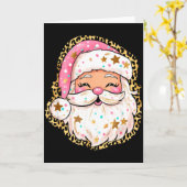Preppy Santa - Christmas - Funny Christmas - Happy Karte (Gelbe Blume)