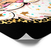 Preppy Santa - Christmas - Funny Christmas - Happy Poster (Ecke)