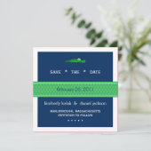 Preppy Save The Date (Stehend Vorderseite)