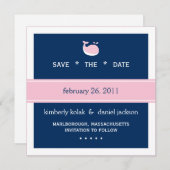 Preppy Save the Date (Vorne/Hinten)