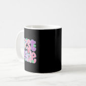 Preppy-Schulbeginn-Lehrer für Mädchen der ersten K Kaffeetasse (Vorderseite Links)