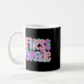 Preppy-Schulbeginn-Lehrer für Mädchen der ersten K Kaffeetasse (Links)