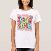 Preppy Second Grade 2nd Grade Teachers Girls T-Shirt (Vorderseite)